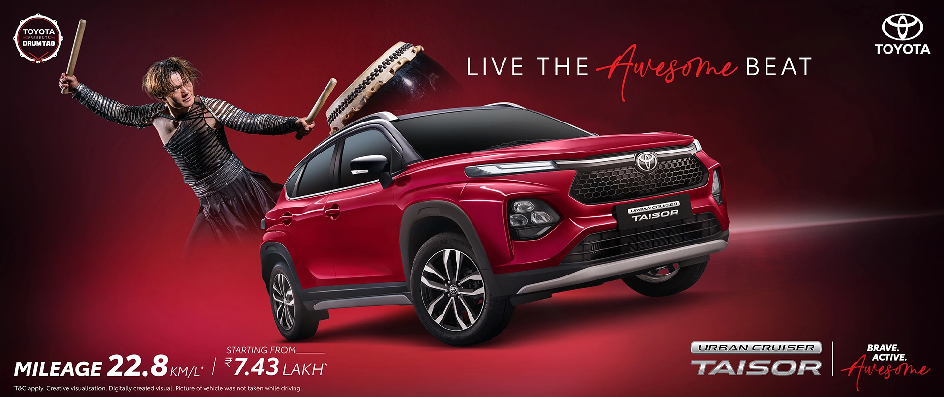 Toyota Urban Cruiser Taisor official exterior image