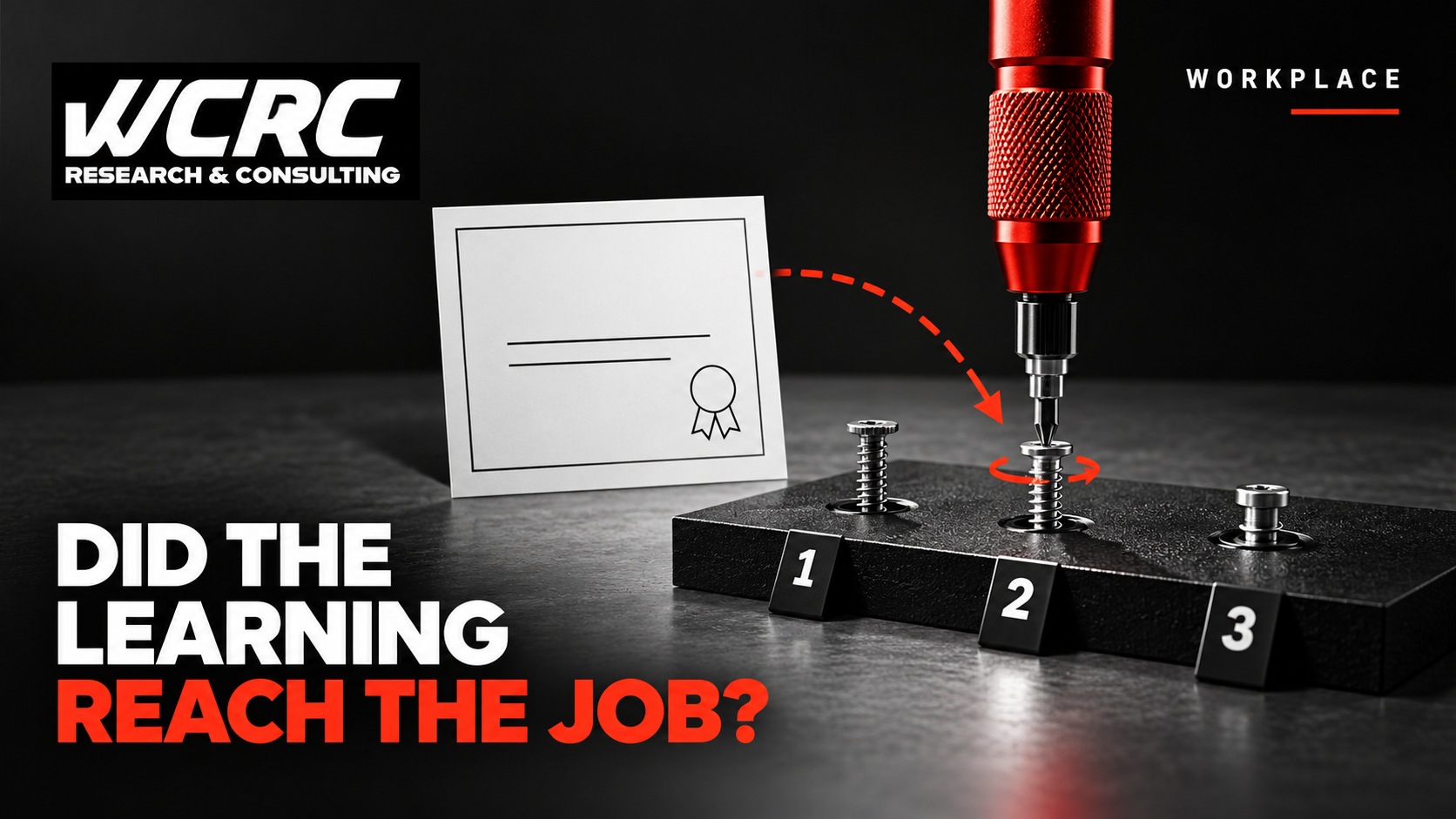 Training Completion Is a Weak Answer to a Performance Question