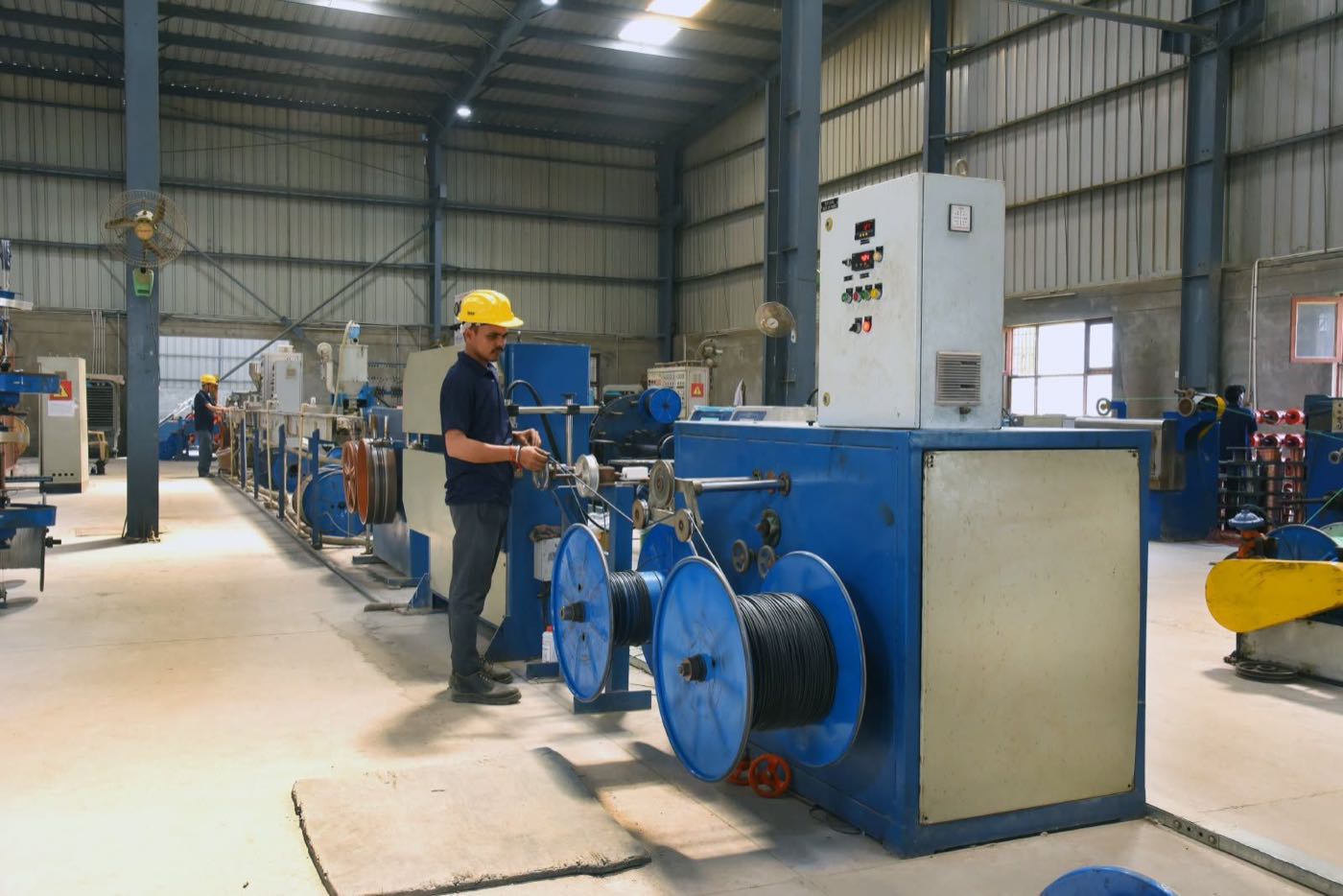 Batra Henlay Cables extrusion line and control cabinet, Greater Noida